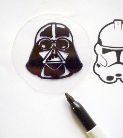 star wars shrinky dinks