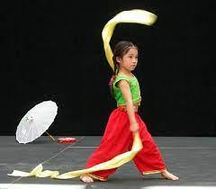 Chinese ribbon dance