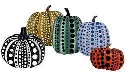 Yayoi Kusama pumpkins