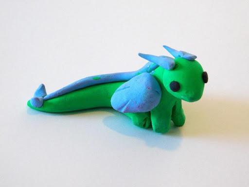 sculpey clay dragon