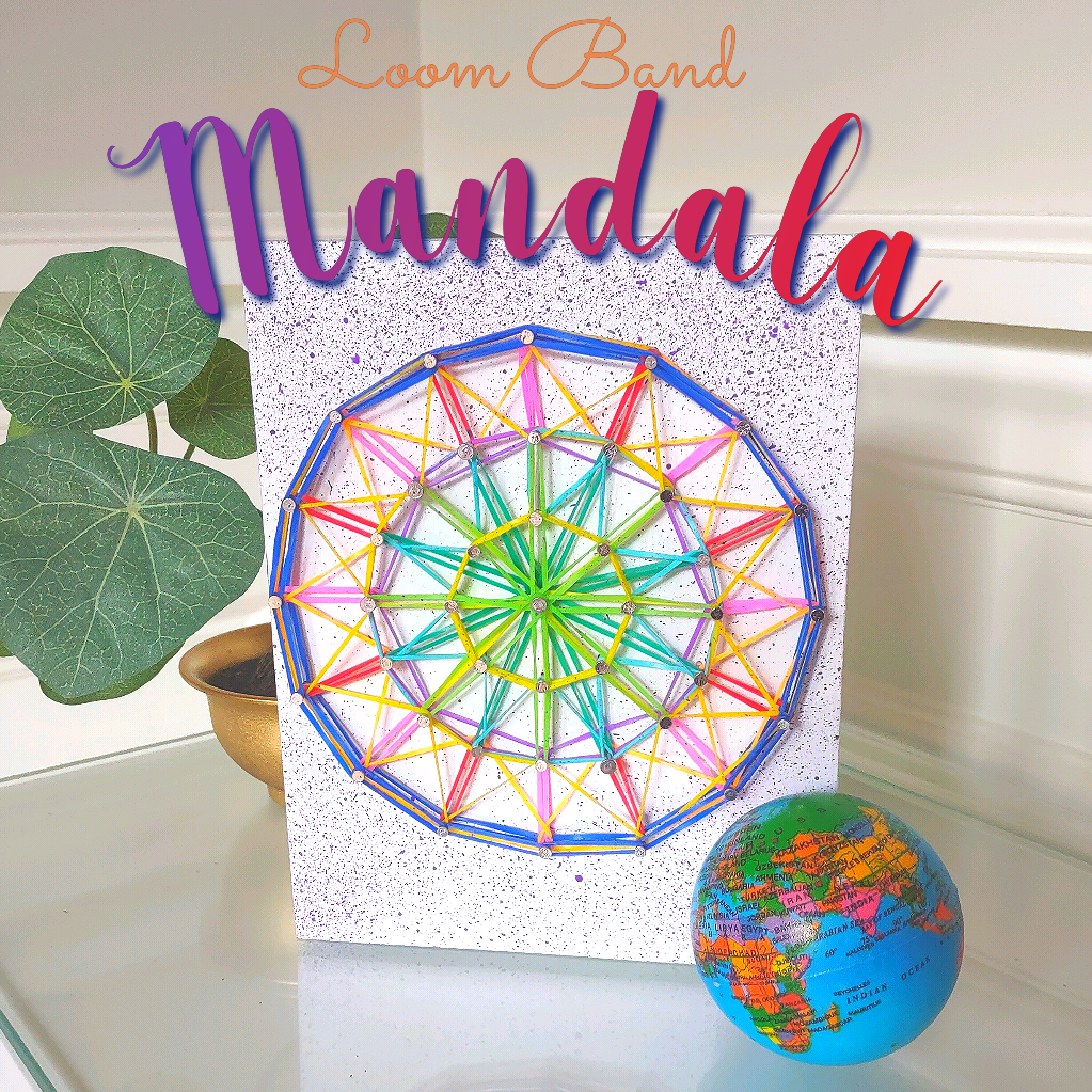 Loom Band String Mandala