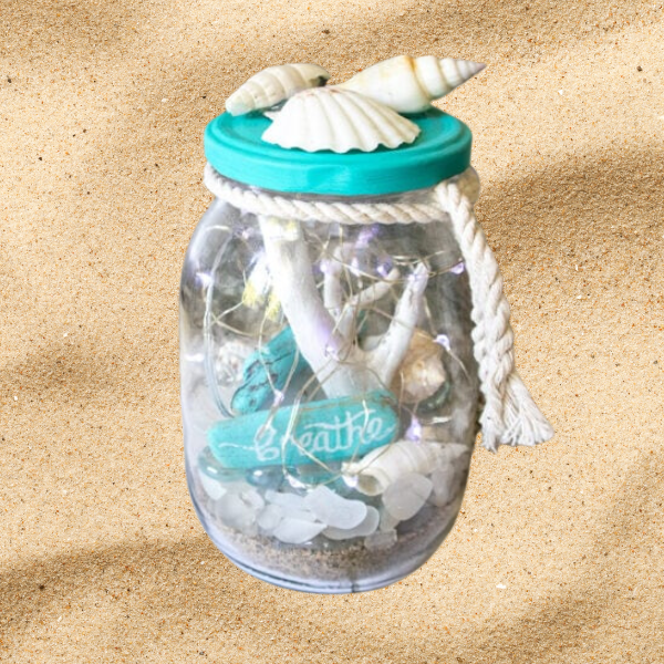 A photo of a beach terrarium.