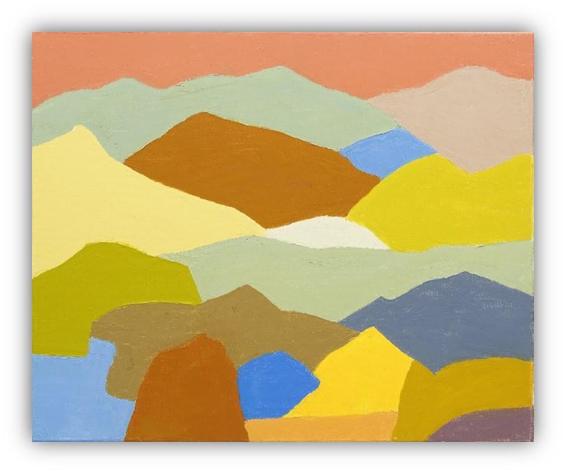 Etel Adnan painting