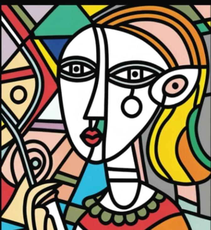 An image depicting Picasso's Young Girl.