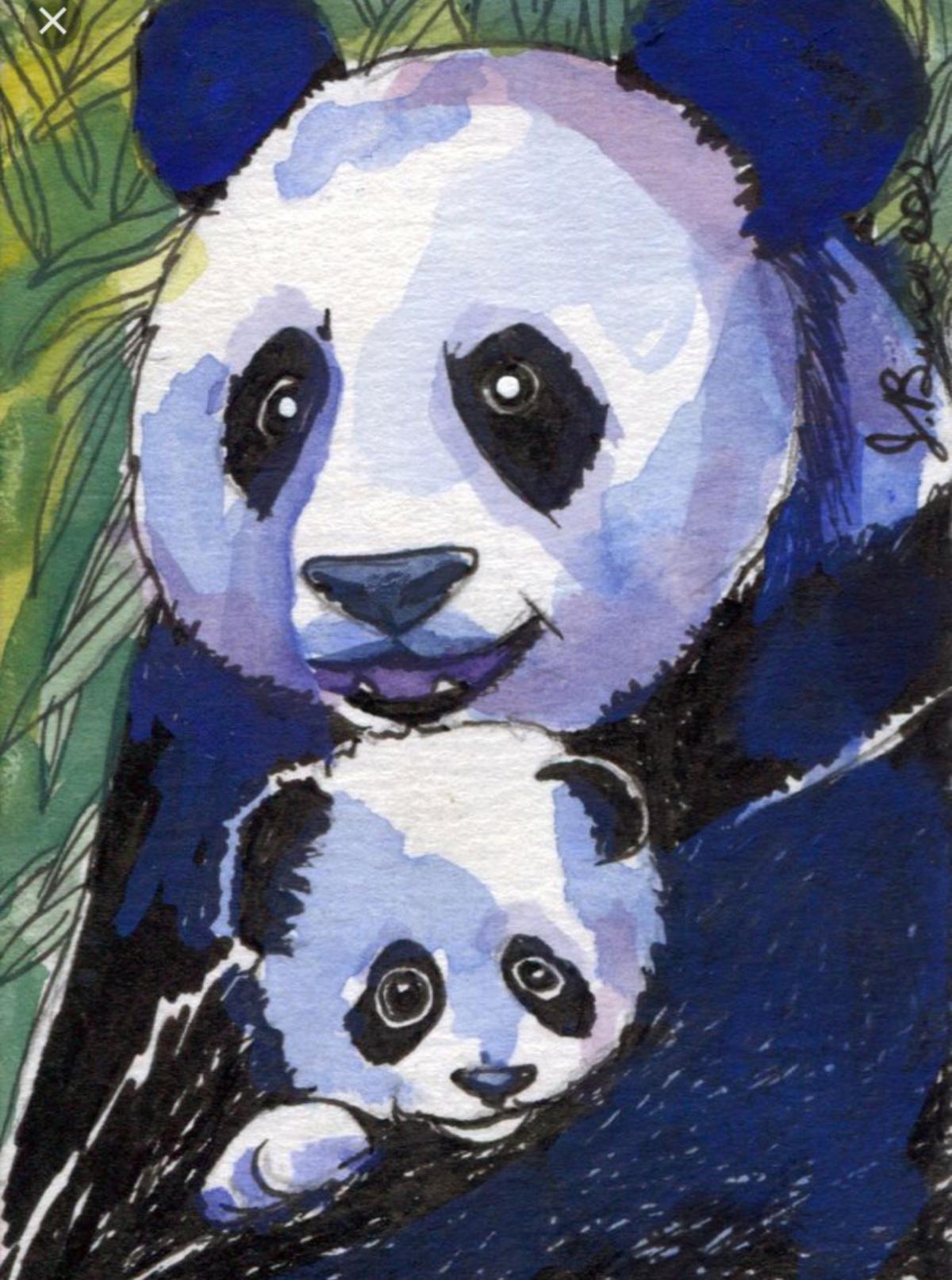 Panda paint night