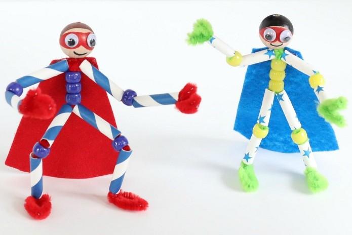 Pipe cleaner superheroes
