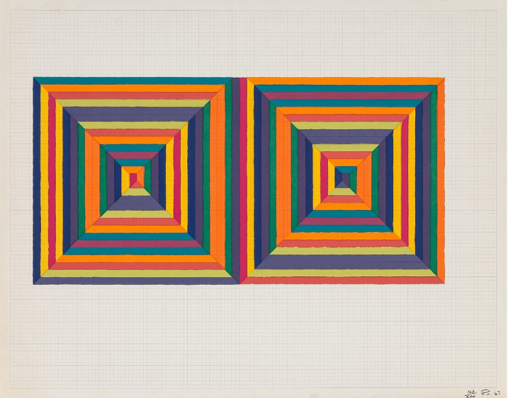 Frank Stella painting