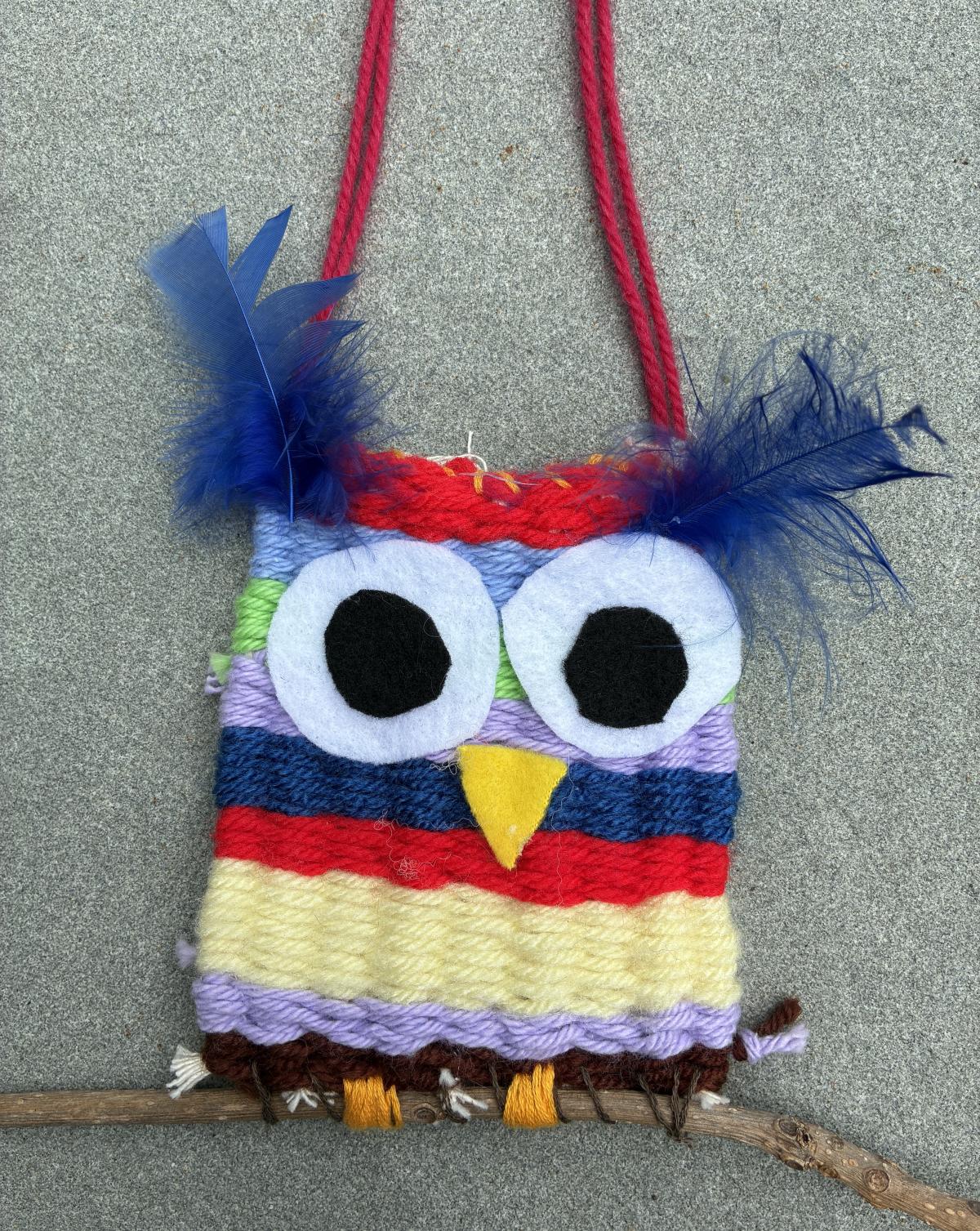 Woven Owl Hanging