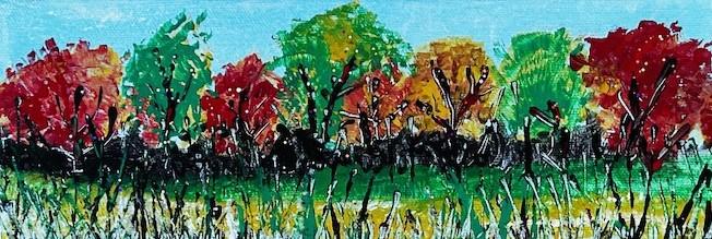 Autumn Trees Painting