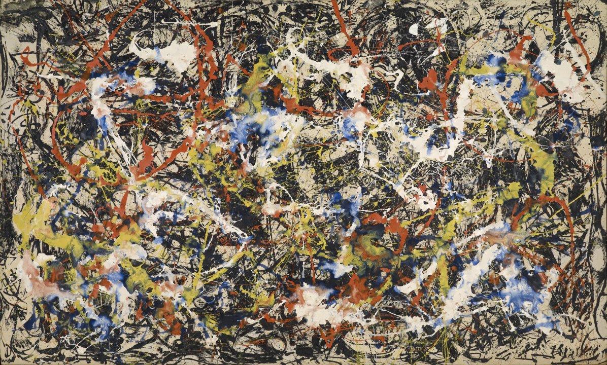 Jackson Pollock Convergence painting
