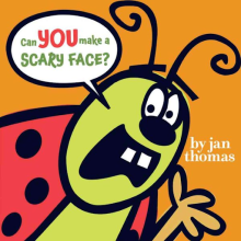 Can You Make a Scary Face? book cover art