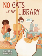 cover art for No Cats in the Library book