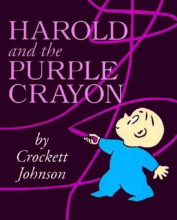 Harold and the Purple Crayon book cover art